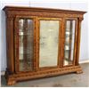 Image 2 : Neoclassic Style Carved Walnut Display Cabinet
