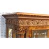 Image 5 : Neoclassic Style Carved Walnut Display Cabinet