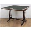 Image 2 : Victorian Inlaid Burl Walnut Games Table