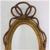 Image 2 : Gilt Framed Oval Bowknot Mirror