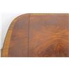 Image 8 : Pair Mahogany Drop-Leaf Banded 1-Drawer Tables