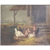 Image 1 : Eugene Fromentin, Barnyard Scene with Chickens