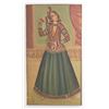 Image 1 : Quajar Style Persian Painting on Panel of Dancer