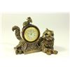 Image 1 : Jay Strongwater Reclining Cat & Mouse Clock