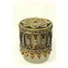 Image 2 : 5 Jay Strongwater Enamel & Jeweled Candle Toppers