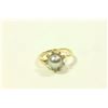 Image 2 : Pearl & Diamond 14K Yellow Gold Ring