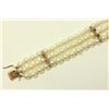 Image 3 : Pearl Bracelet with 14K Yellow Gold Clasp