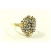 Image 2 : 14K Yellow Gold & Diamond Ladies Cocktail Ring