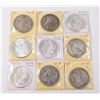 Image 1 : Lot of 9 Morgan Dollars