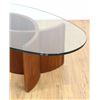 Image 4 : Mid-Century Modern Sculptural Walnut Coffee Table