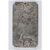 Image 1 : Fine Silver Deer & Crane Bullion Plate Mint