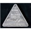 Image 2 : Rare 1975 Triangular Fine Silver Art Bar