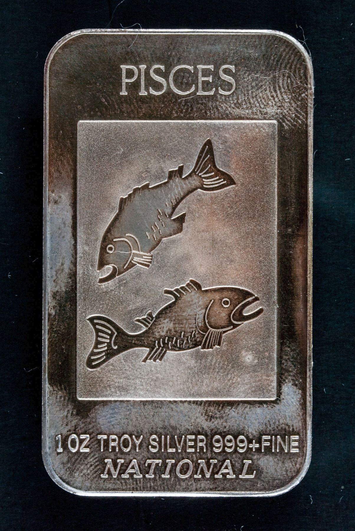 Rare NA-4V1 Pisces Silver Art Bar