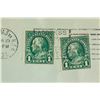 Image 1 : 2 PC Scarce US 1923 Rotary Perf 11 One Cent Stamp