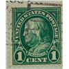 Image 2 : 2 PC Scarce US 1923 Rotary Perf 11 One Cent Stamp