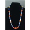 Image 1 : Chinese Mixed Hardstone with Lapis Necklace