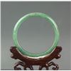 Image 3 : Burma Green Jadeite Carved Bangle