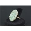 Image 3 : Chinese 14K Gold Jadeite Ring