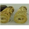 Image 16 : Pair of Carved Ivory Foo Dogs