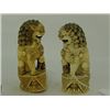 Image 17 : Pair of Carved Ivory Foo Dogs