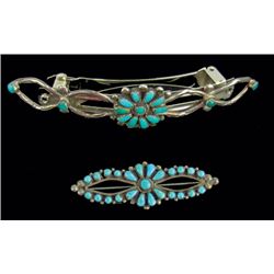 2 Navajo/Zuni Barrettes