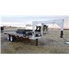 Image 2 : Shop-built flatbed trailer, gn, 17’, tandem axle, wood deck