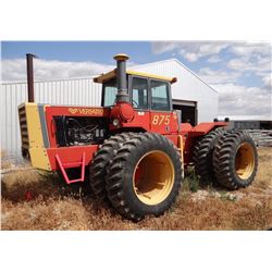 1982 Versatile 875 Tractor, 855 Cumming diesel, 280-300 hp, 6514 hrs., 70% matching rubber, 18.4R38 
