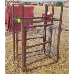 Shop-built sheep sorting gate, 3-way