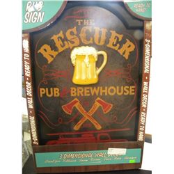Pub Sign - The Rescuer Pub & Brewhouse