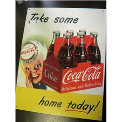 Tin Signs - Coca-Cola Take Some Home Today