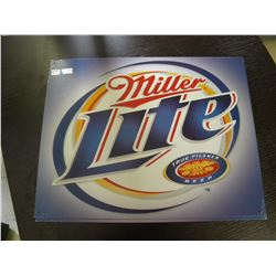 Tin Sign - Miller Lite