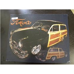 Tin Sign - FoMoCo Woody Wagon