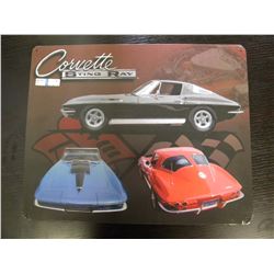 Tin Sign - Corvette Sting Ray