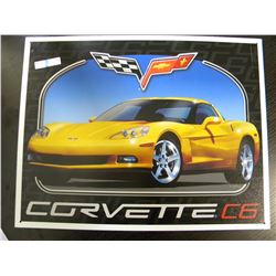 Tin Sign - Corvette C6