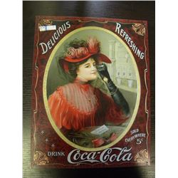 Tin Sign - Drink Coca-Cola