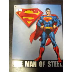 Tin Sign - The Man of Steel