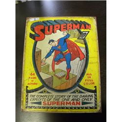 Tin Sign - Superman Comic Cover