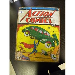 Tin Sign - Action Comics