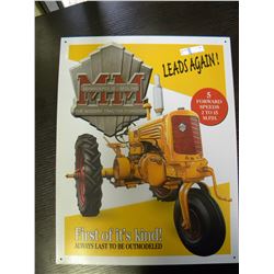 Tin Sign - Minneapolis Moline Tractor