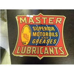 Tin Sign - Master Lubricants