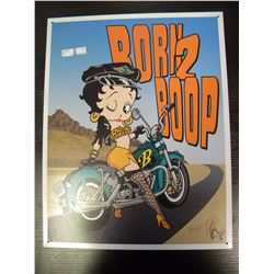 Tin Sign - Born 2 Boop