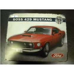 Tin Sign - Ford Boss 429 Mustang