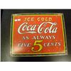 Image 1 : Tin Sign - Ice Cold Coca-Cola