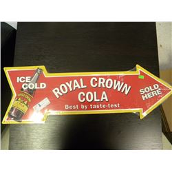 Tin Sign - RC Cola Best Taste Test