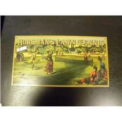 Tin Sign - Horseman's Lawn Tennis