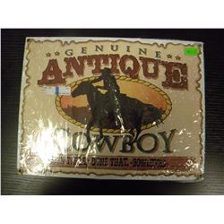 Porcelain Over Steel - Antique Cowboys