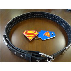 Superman Belt Buckle. Belt of choice