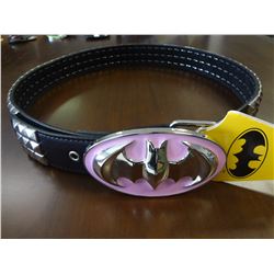 Pink Batman Belt Buckle. Belt of choice