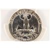 Image 2 : 1957 WASHINGTON SILVER QUARTER PCGS PR66