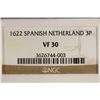 Image 3 : 1622 SPANISH NETHERLANDS SILVER 3 PATAGON NGC VF30